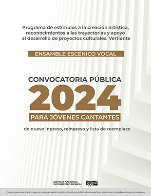 Convocatoria:Convocatoria 2024 del Ensamble Escénico Vocal
